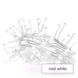 LED karácsonyi nano fényfüzér – süni, 2,4 m, 3x AA, beltéri, hideg fehér, ZY2045