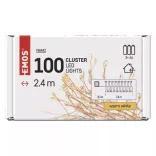 LED karácsonyi nano fényfüzér – süni, 2,4 m, 3x AA, beltéri, meleg fehér, ZY2044