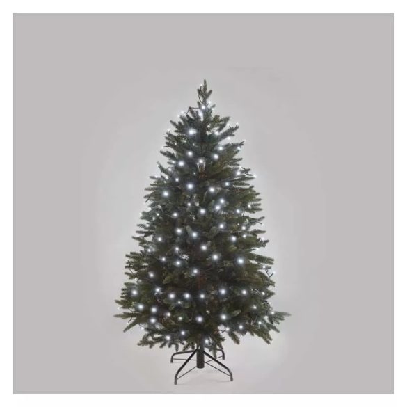 LED fényfüzér, 18 m, kültéri és beltéri, hideg fehér, időzítő ZY0804T / D4AC04