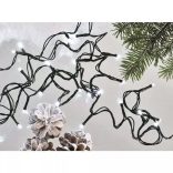 LED fényfüzér, 18 m, kültéri és beltéri, hideg fehér, időzítő ZY0804T / D4AC04