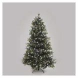 LED karácsonyi fényfüzér, 24 m, kültéri és beltéri, hideg fehér, időzítő ZY0805T