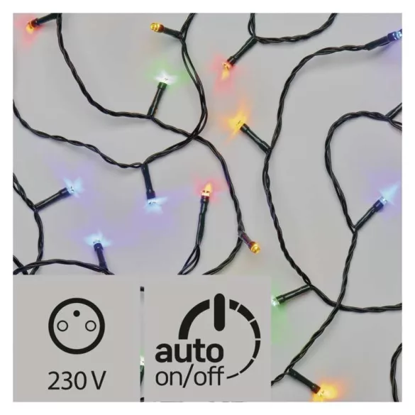 EMOS FÉNYFÜZÉR CLASSIC 12M 120LED IP44 IDŐZÍTŐ SZÍNES ZY0813T / D4AM03