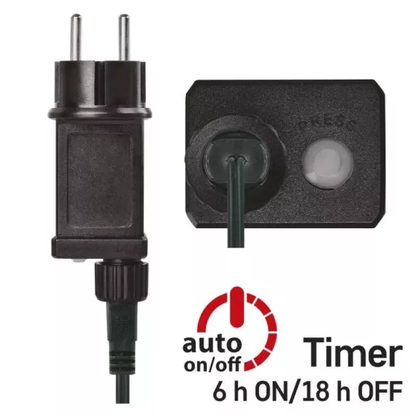 EMOS FÉNYFÜZÉR CLASSIC 12M 120LED IP44 IDŐZÍTŐ SZÍNES ZY0813T / D4AM03