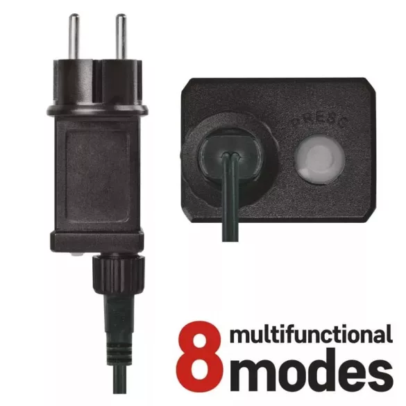 KARÁCSONYI FÉNYF MULTIF 12M 120LED IP44 SZÍNES ZY1451