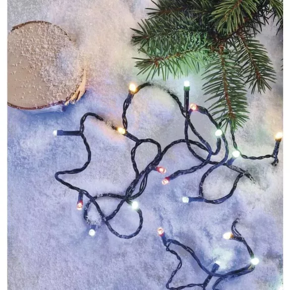 KARÁCSONYI FÉNYF MULTIF 12M 120LED IP44 SZÍNES ZY1451