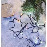 LED karácsonyi fényfüzér, 24 m, kültéri és beltéri,többszínű,programokkal D4AM10