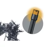 LED karácsonyi fényfüzér, 12 m, kültéri és beltéri, vintage, időzítő ZY1434T