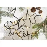 LED karácsonyi fényfüzér, 12 m, kültéri és beltéri, vintage, időzítő ZY1434T