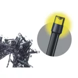 LED karácsonyi fényfüzér, 4 m, kültéri és beltéri, meleg fehér, időzítő ZY1701T