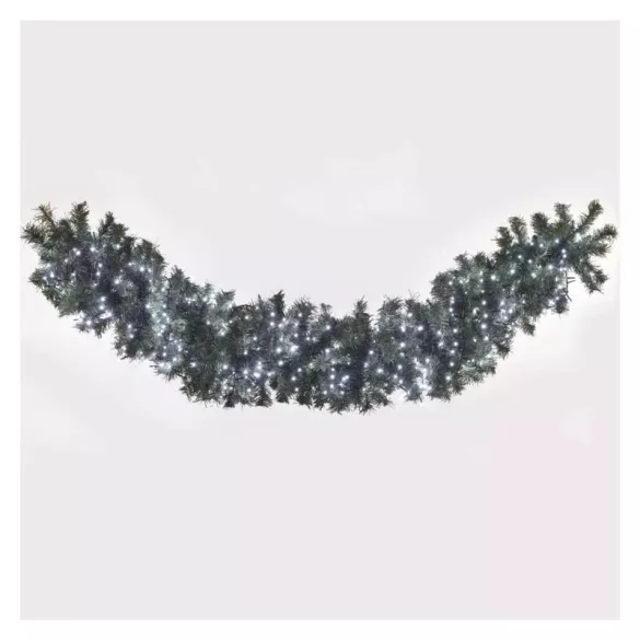 LED karácsonyi fényfüzér –süni,8m,kültéri és beltéri,hideg fehér,időzítő ZY2036T