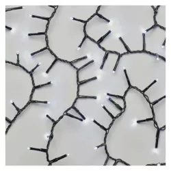   LED karácsonyi fényfüzér-süni,12m,kültéri és beltéri,hideg fehér, időzítőZY2183T