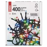 KARÁCSONYI FÉNYF SÜNI 8M 400LED IP44 IDŐZÍTŐ SZÍNES ZY2038T