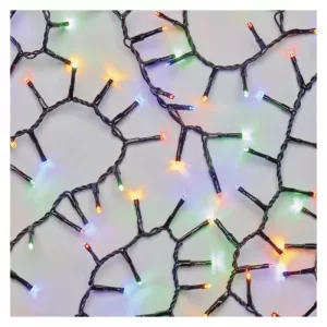 LED karácsonyi fényfüzér-süni,12m,kültéri és beltéri,többszínű,időzítő ZY2187T