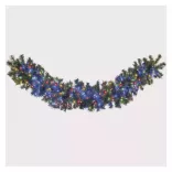 LED karácsonyi fényfüzér-süni,12m,kültéri és beltéri,többszínű,időzítő ZY2187T