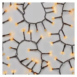 LED karácsonyi fényfüzér – süni, 8m,kültéri és beltéri,vintage,időzítő ZY2037T