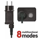 LED karácsonyi jégcsapok,3,6m,kültéri és beltéri,meleg fehér,programokkal ZY2049