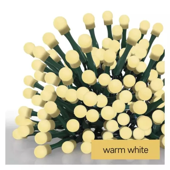 LED fényfüzér,cseresznye,8m,kültéri és beltéri,meleg fehér  ZY0902T / D5AW02