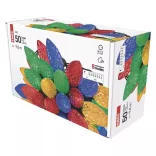 LED karácsonyi fényfüzér, színes égők, 9,8 m, multicolor, többfunkciós D5ZM01