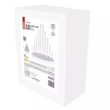 LED gyertyatartó, fehér, 24,5 cm, 3x AA, beltéri, meleg fehér, időzítő ZY2107