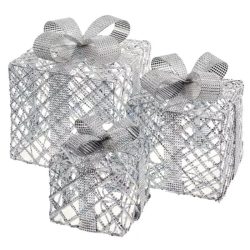   EMOS LED ajándékok, 3 méret, beltéri, hideg fehér, időzítő DCFC10