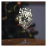 LED fényfüzér- gyöngyök, 1,2 m, 3xAA, beltéri,meleg fehér, időzítővel. DCGW15