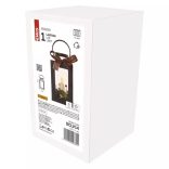 LED dekoráció-karácsonyi lámpa gyertyával, fekete, 22 cm, 3x AAA, beltéri DCLV14