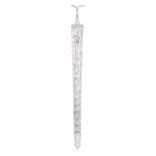 LED karácsonyi fényfüzér-10x jégcsap,3,6m,kültéri és beltéri,hideg fehér DCPC01