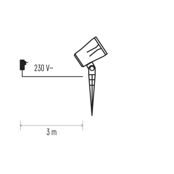 EMOS KARÁCSONYI LED PROJECTOR HÓPIHE IP44 DCPC02