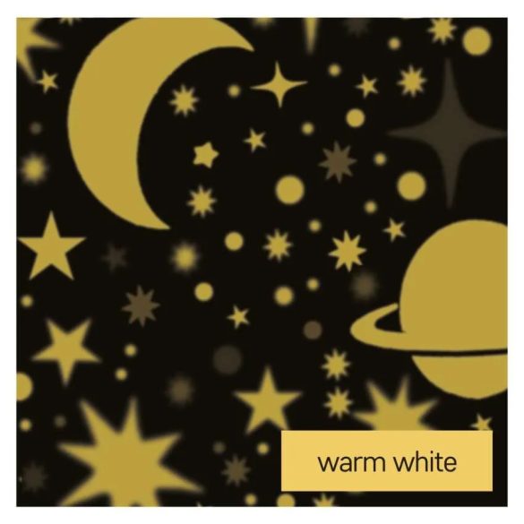 LED dekor projektor – világűr, 3× AAA, beltérre DCPW05