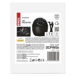 LED dekor projektor – csillagok, 3× AA, beltérre DCPW06
