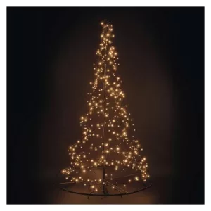 LED karácsonyfa, 180 cm, kültérre és beltérre, meleg fehér (vintage), DCTW32
