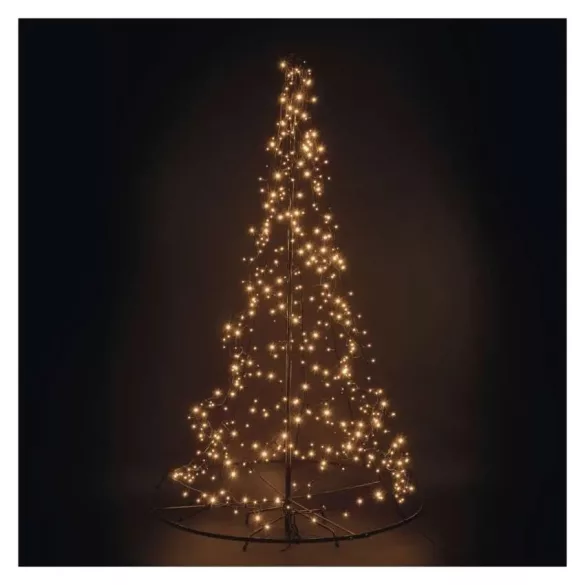 LED karácsonyfa, 180 cm, kültérre és beltérre, meleg fehér (vintage), DCTW32
