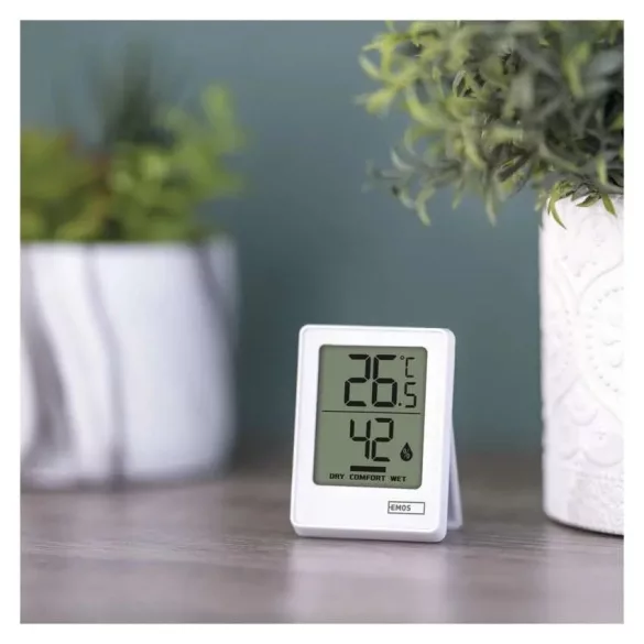 EMOS hőmérő, nedvességmérővel E0345
