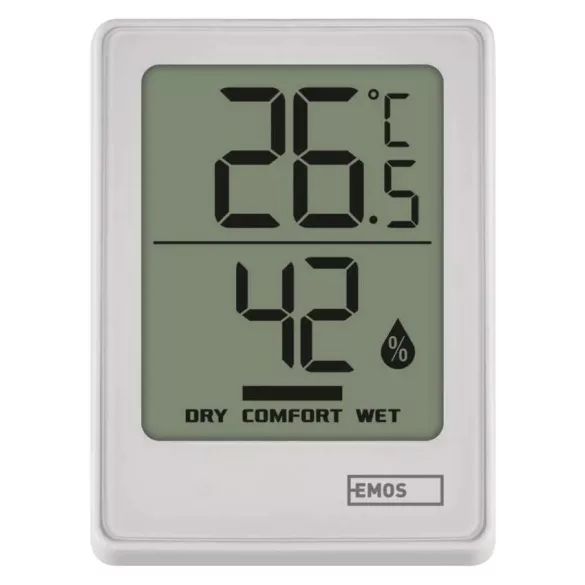 EMOS hőmérő, nedvességmérővel E0345