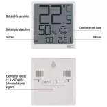 EMOS HŐMÉRŐ NEDVESSÉGMÉRŐVEL E0522