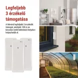 Digitális hőmérő páratartalom-mérővel, vez. nélküli érzékelővel,óra  E0558W