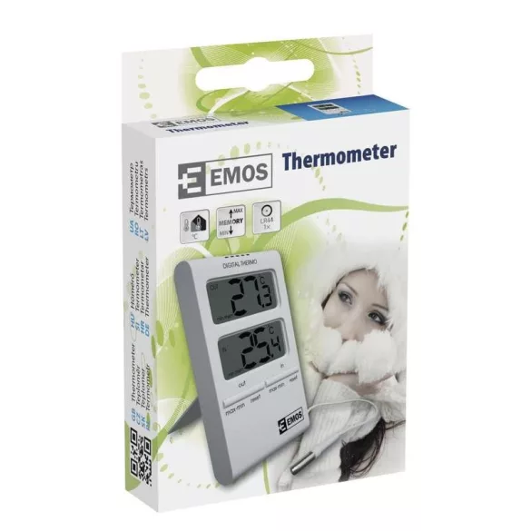 EMOS HŐMÉRŐ 02101 EZÜST E2100