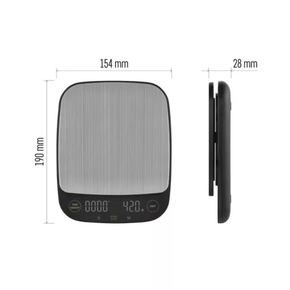 EMOS KONYHAI MÉRLEG EV029 FEKETE