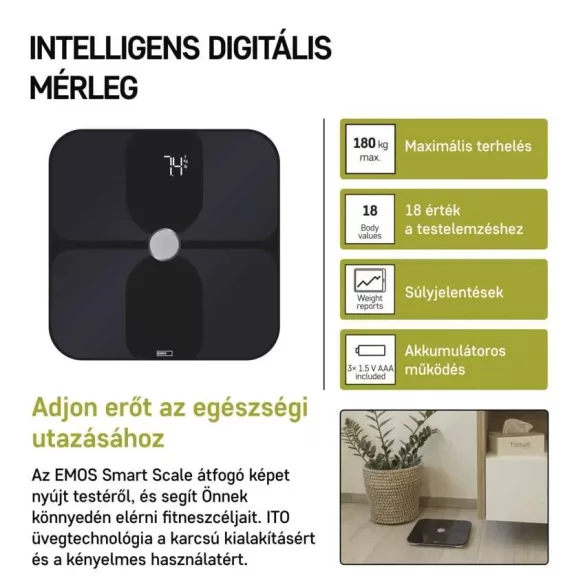 GOSMART DIGITÁLIS SZEMÉLYMÉRLEG EV112