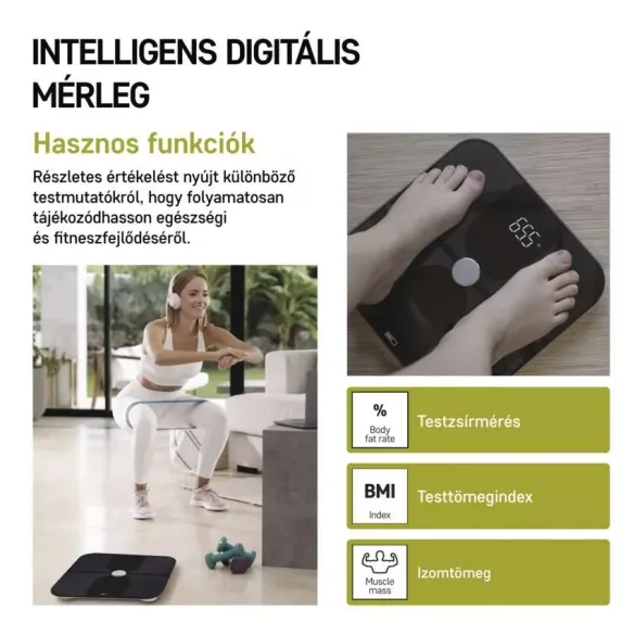 GOSMART DIGITÁLIS SZEMÉLYMÉRLEG EV112