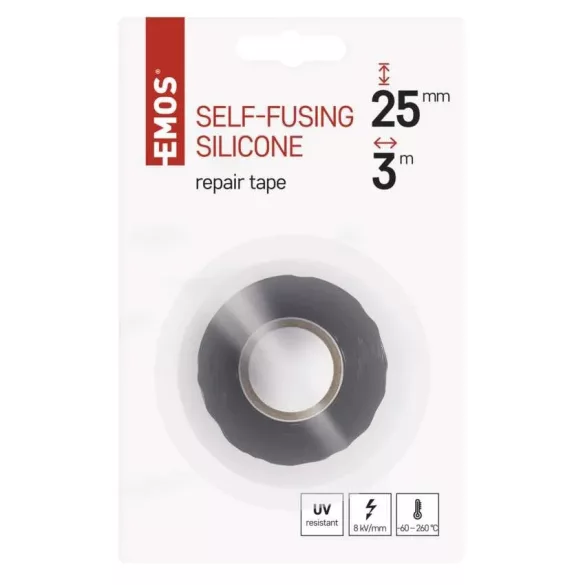 EMOS VULKANIZÁLÓ SZILIKONSZALAG 25/3 FEKETE F52503