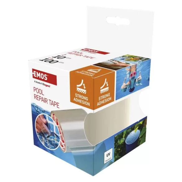 EMOS javító ragasztószalag úszómedencékhez,1mx100mm, átlátszó F6100
