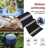 EMOS javító ragasztószalag úszómedencékhez,1mx100mm,fekete F6110