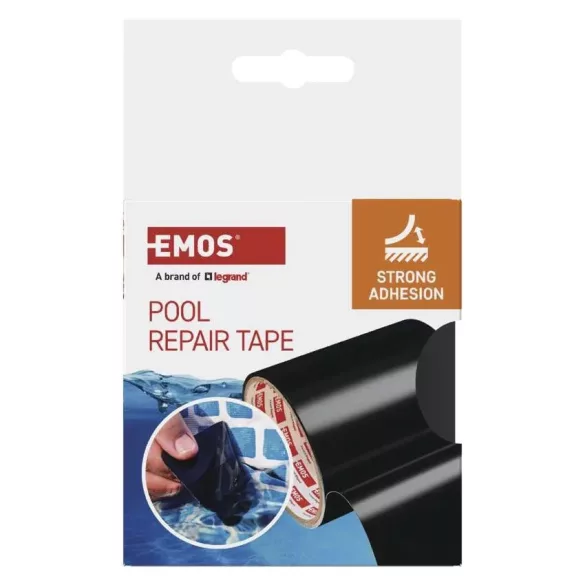 EMOS javító ragasztószalag úszómedencékhez,1mx100mm,fekete F6110