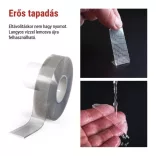 EMOS kétoldalas NANOGRID szalag 19 mm / 3 m, átlátszó, F6301