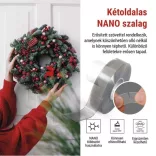 EMOS kétoldalas NANOGRID szalag 19 mm / 3 m, átlátszó, F6301