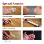 EMOS kétoldalas NANOGRID szalag 19 mm / 3 m, átlátszó, F6301