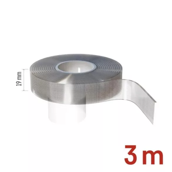 EMOS kétoldalas NANOGRID szalag 19 mm / 3 m, átlátszó, F6301