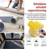 EMOS Kétoldalas DUCT szalag 50 mm / 10 m, átlátszó, F6302