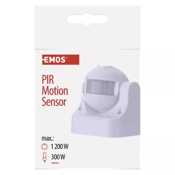 EMOS Mozgásérzékelő (PIR) IP44 12m 180° G1120